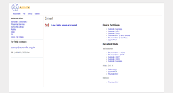 Desktop Screenshot of login.auroville.org.in