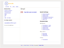 Tablet Screenshot of login.auroville.org.in